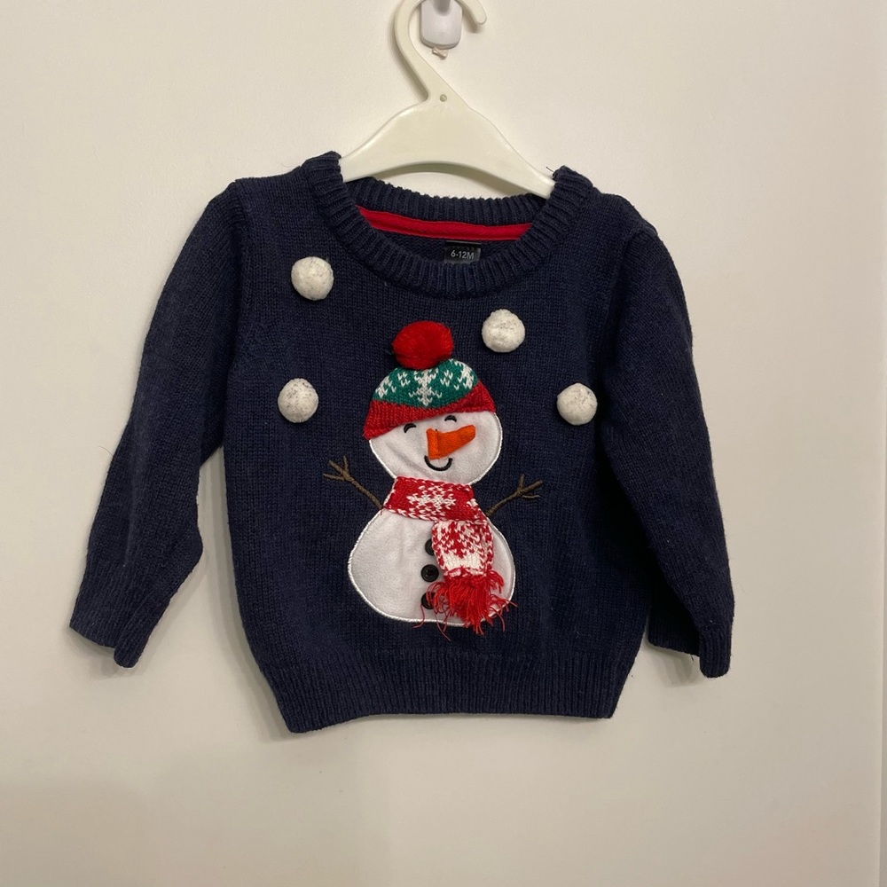 George snowman sweater 6-12 month